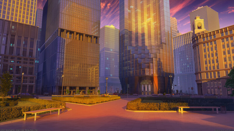 City Plaza at Sunset