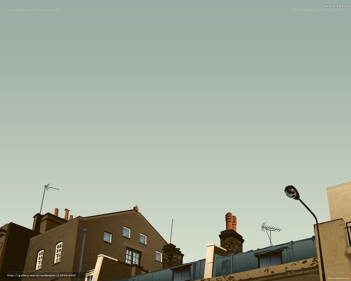 city rooftops under clear sky