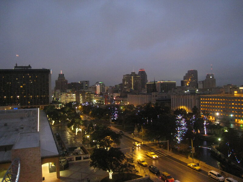 City Skyline at Dusk — Gray, Calm