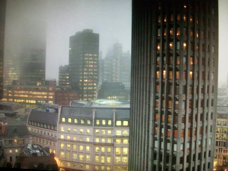City Skyline at Dusk — Gray