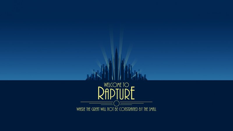 City Skyline at Night — Blue, Dramatic, Digital Art, Skyscraper, Light Beams, Text