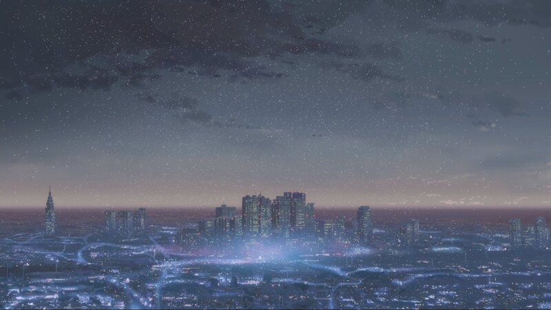 City Skyline at Night — Blue, Serene, Dramatic