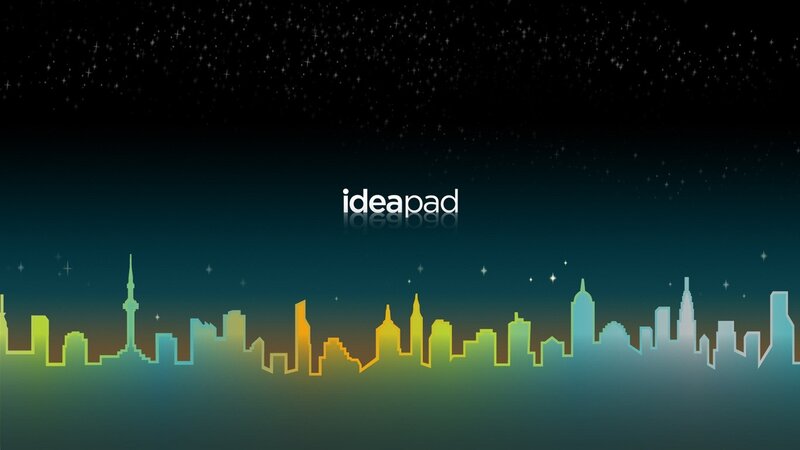 City Skyline at Night — Green, Serene, Digital Art, Stars