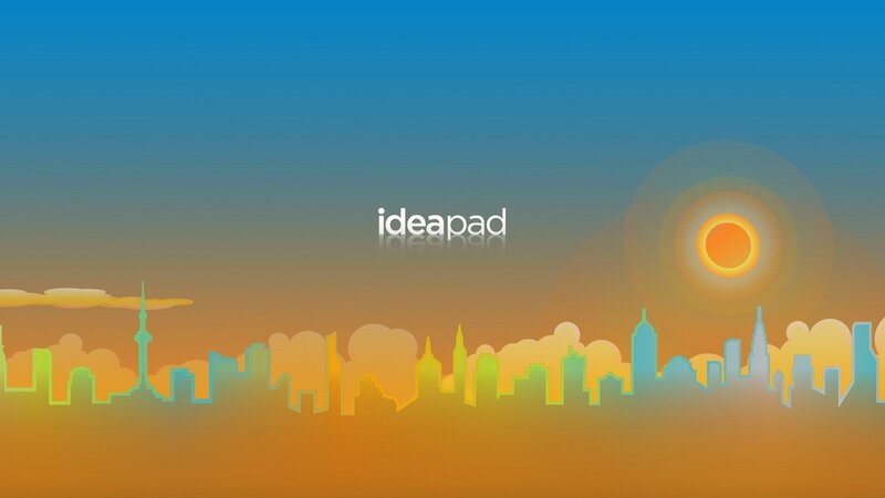City Skyline at Sunset — Blue, Serene, Digital Art