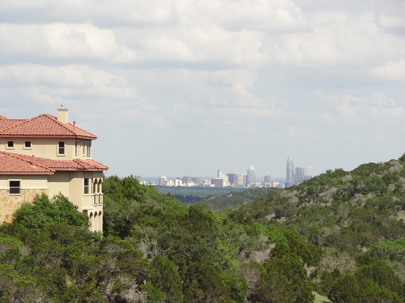 City Skyline from Hill — Green