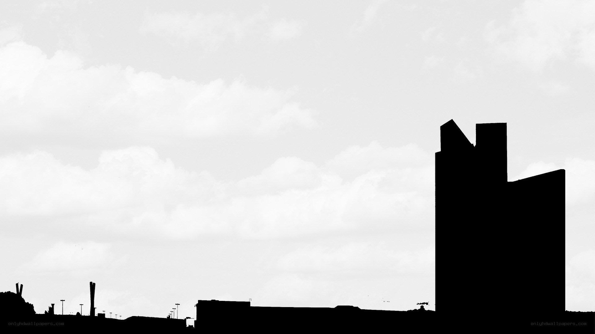 City skyline silhouette