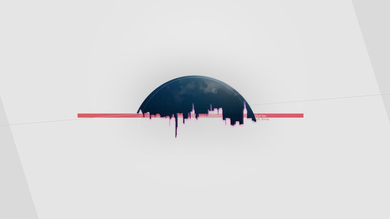 City Skyline Silhouette — Black, Minimalist