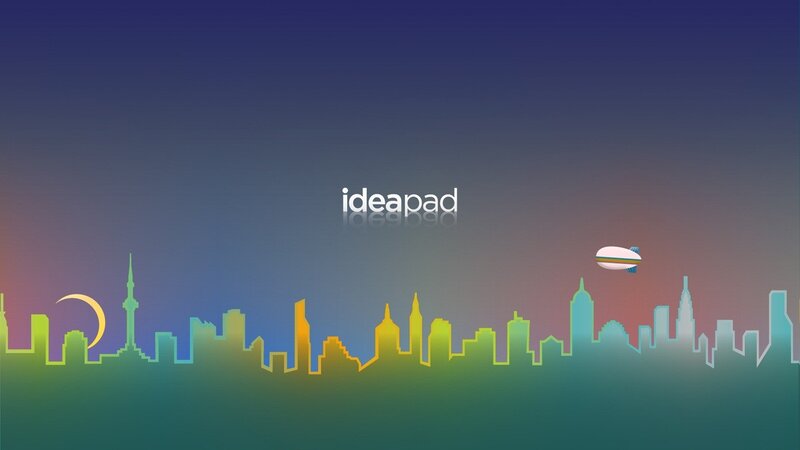 City Skyline Silhouette — Blue, Serene