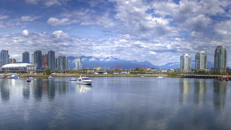 City Skyline with Boats