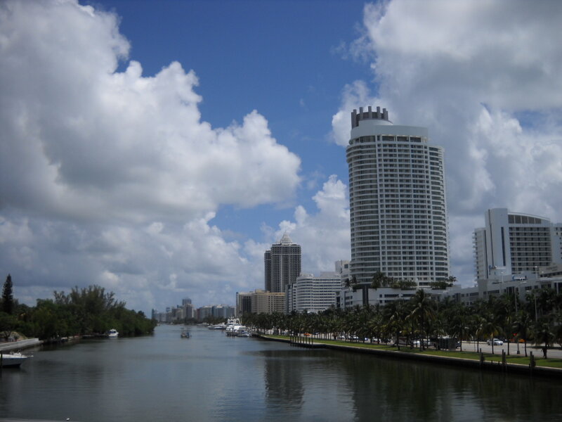City Skyline with Canal
