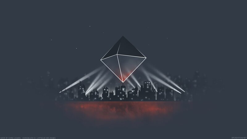 City Skyline with Pyramid