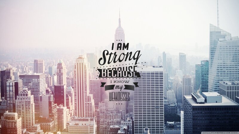 City Skyline with Quote — Gray