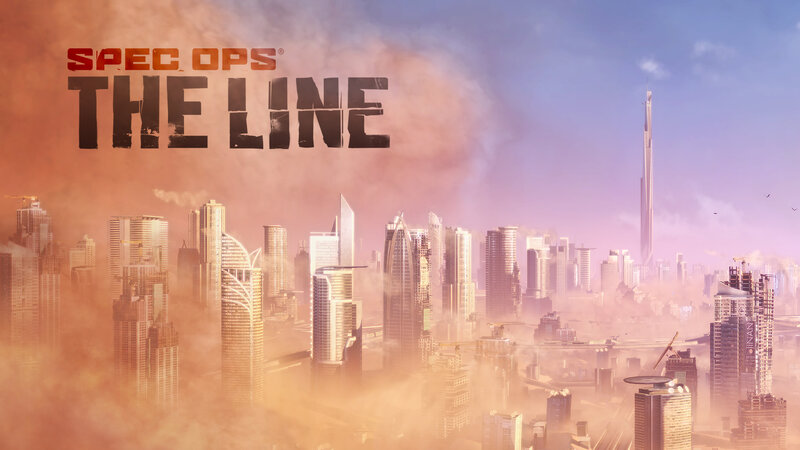 City Skyline with Smoke — Orange