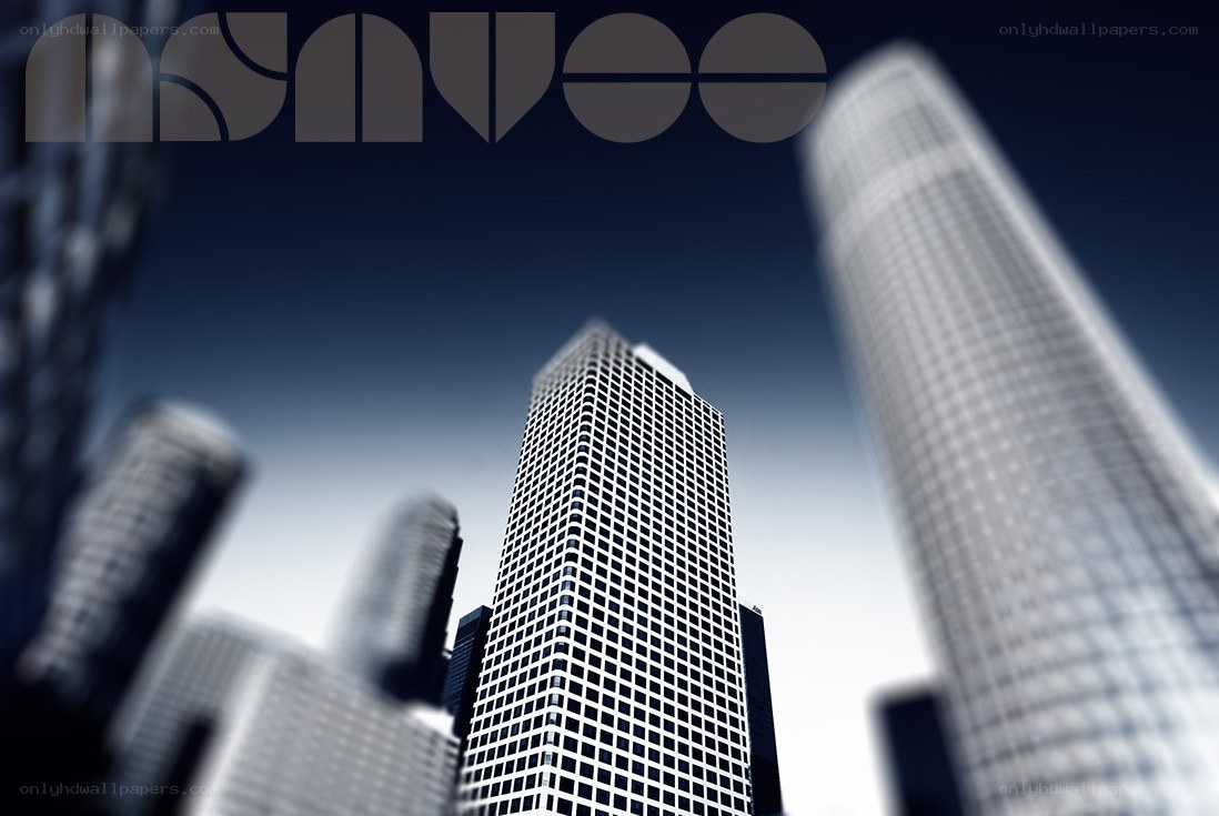 city skyline with watermark