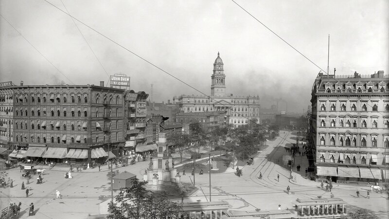 City Square with Monument