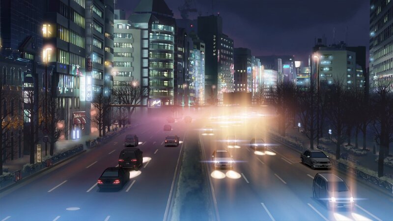 City Street at Night — Blue, Calm