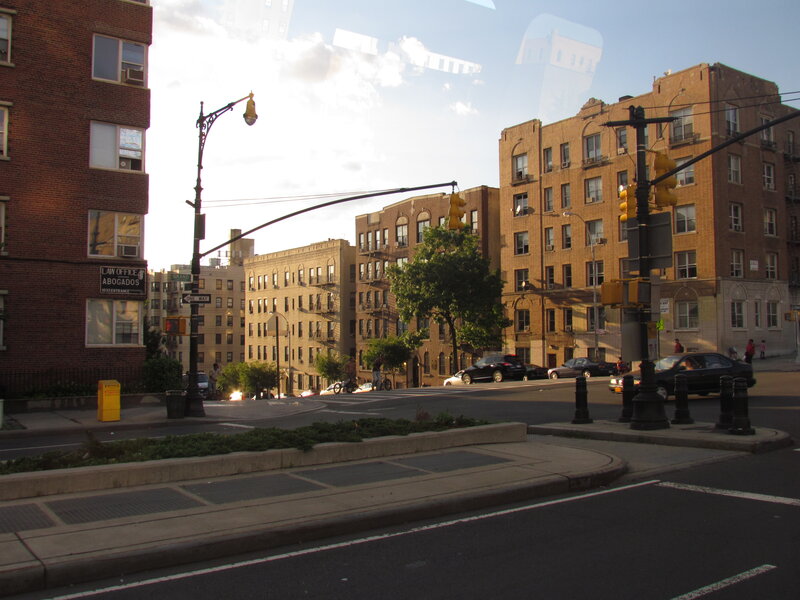 City Street Intersection — Brown