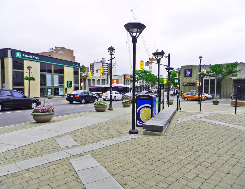 City Street Intersection — Gray