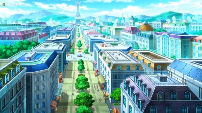 City Street View — Blue, Serene