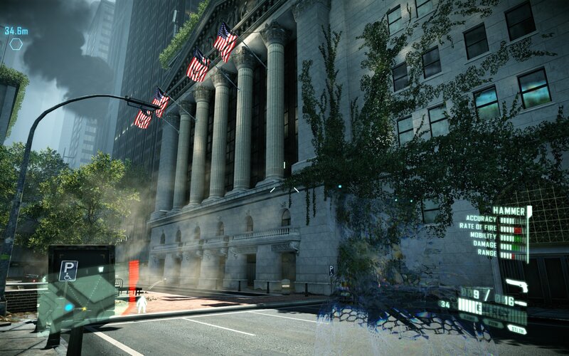 City Street with Building — Gray
