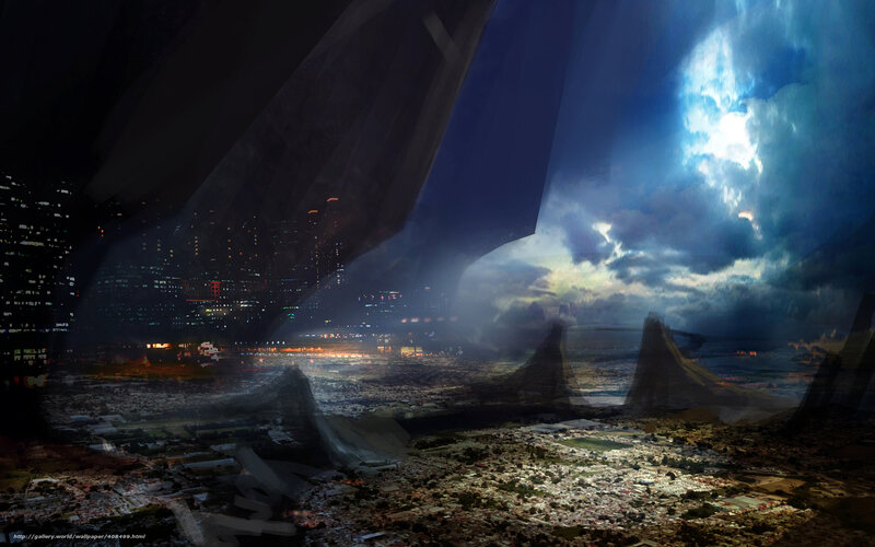 City under Alien Structure