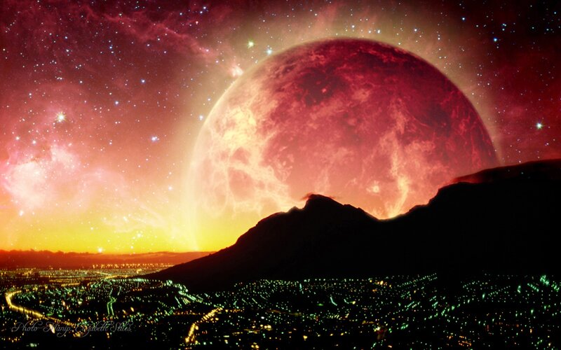 City under Red Planet — Dramatic