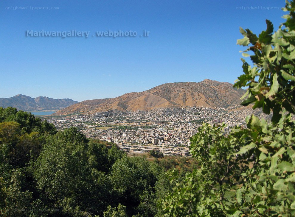 City view from a hillside