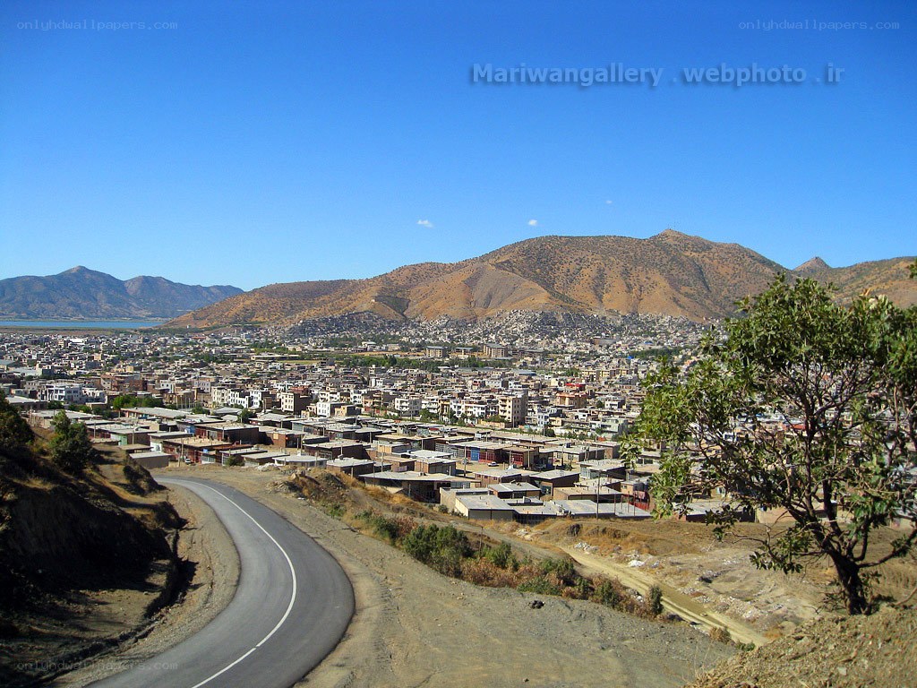 City view from a hillside