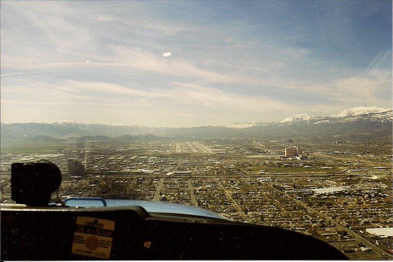 City View from Airplane