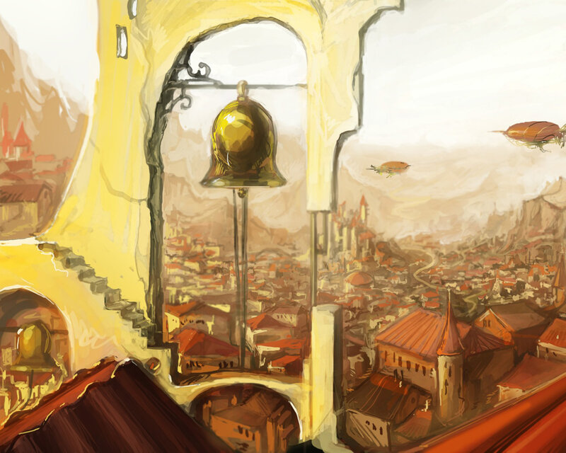 city view from bell tower