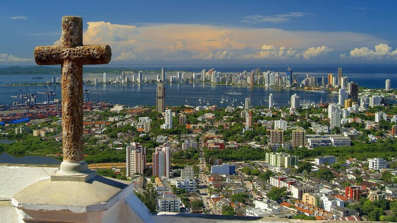 City view from cross viewpoint