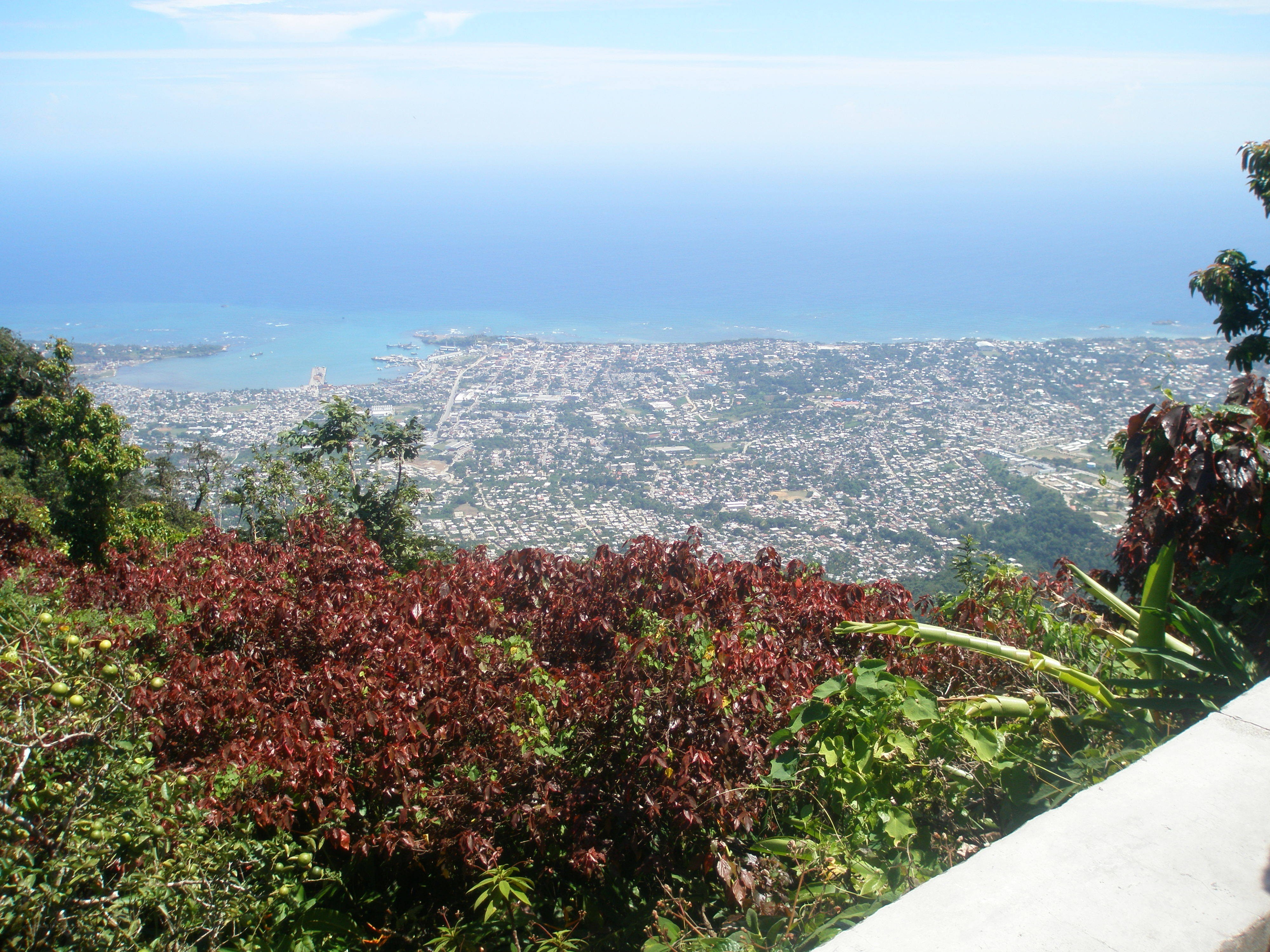 city view from hillside