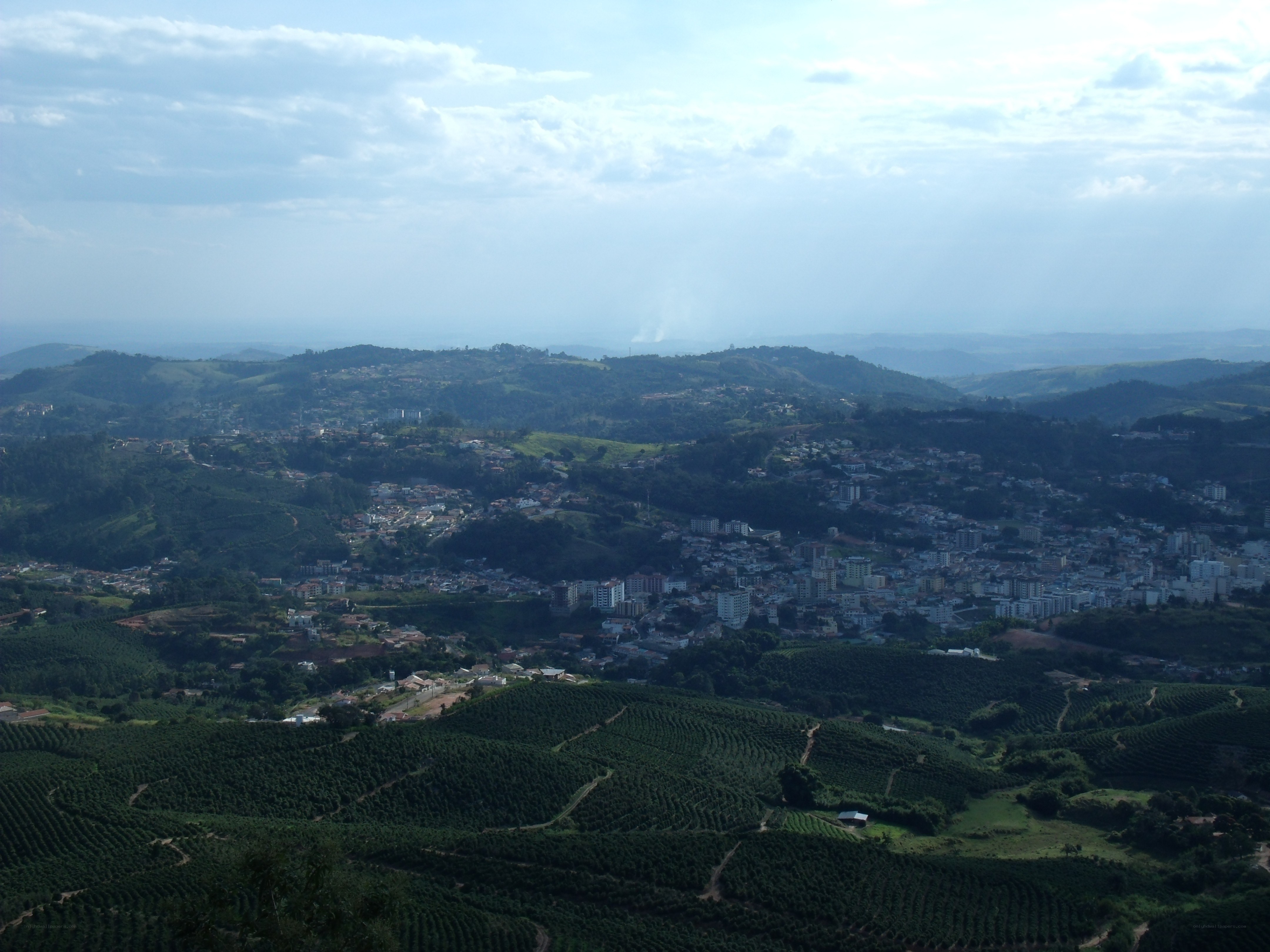 city view from hillside