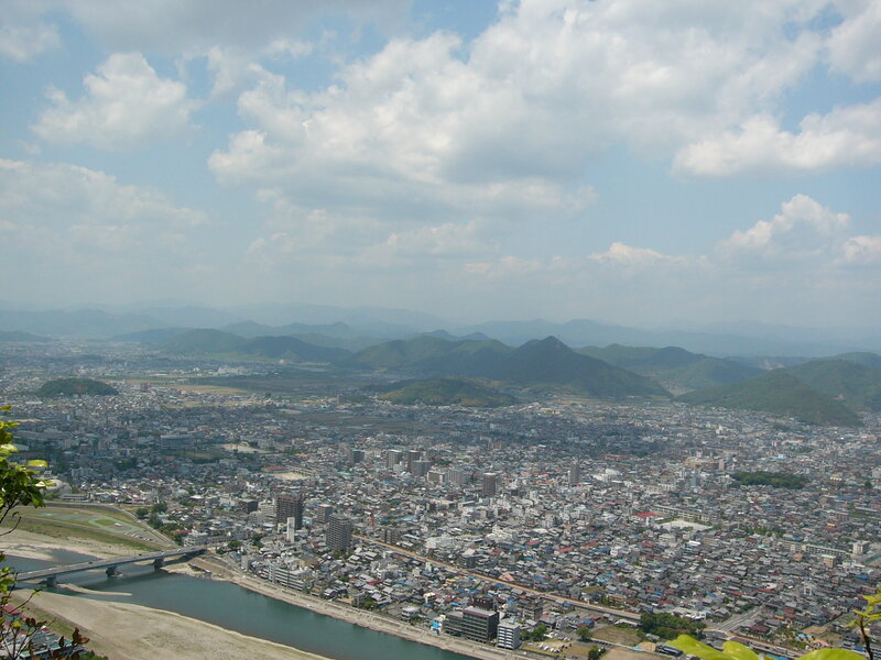 city view from mountain