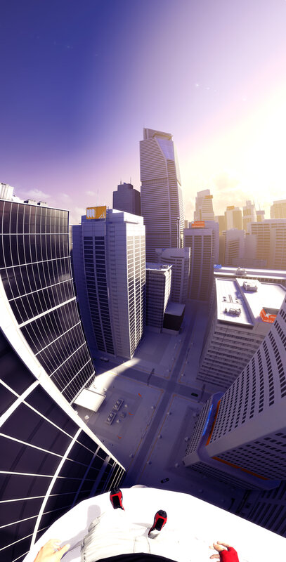city view from skyscraper