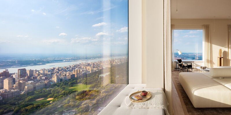 City View from Window — White
