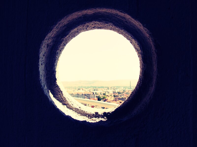 City View Through Hole