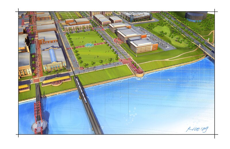 City waterfront development plan