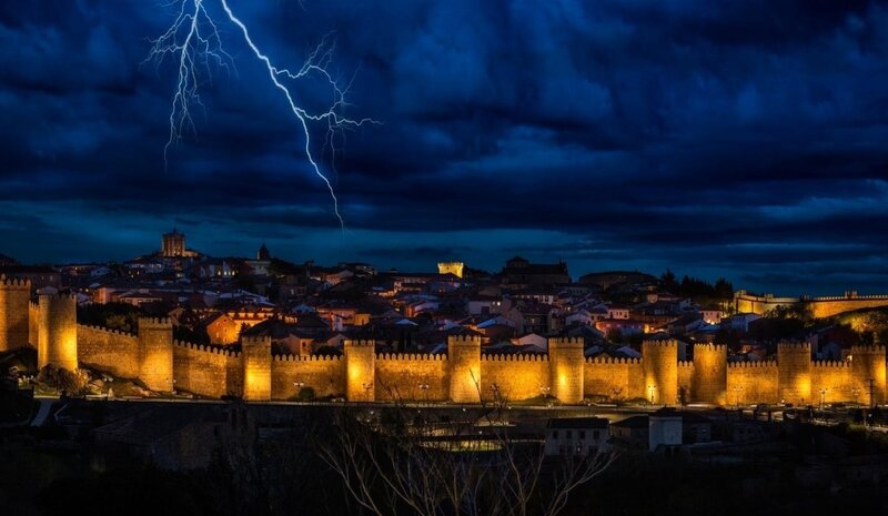 City with Ancient Walls