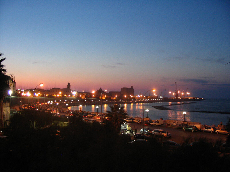 Cityscape at Dusk — Blue