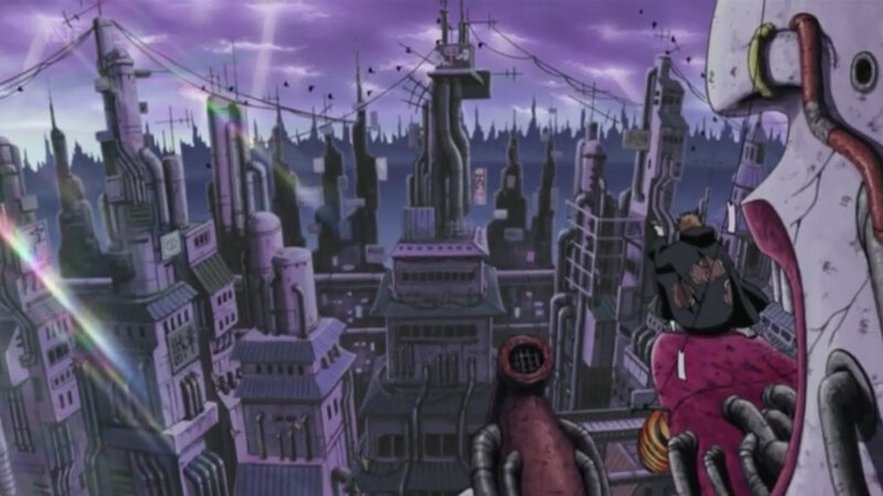 cityscape from anime