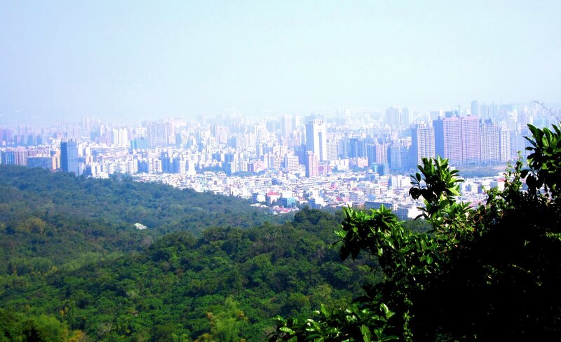 Cityscape from Hill — Green