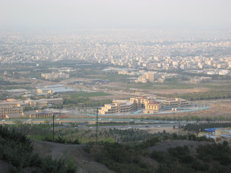 Cityscape from Hilltop — Brown