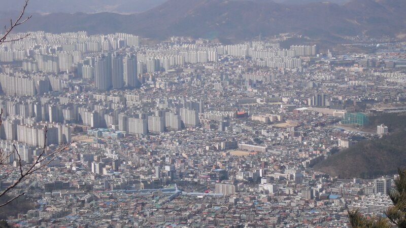 cityscape from mountain view
