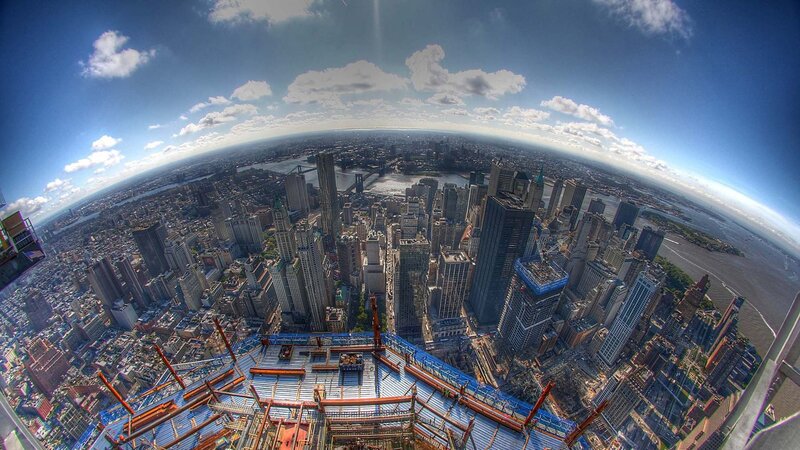 Cityscape from Skyscraper — Blue