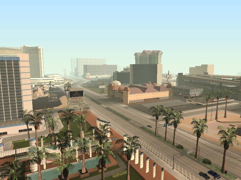 cityscape from video game