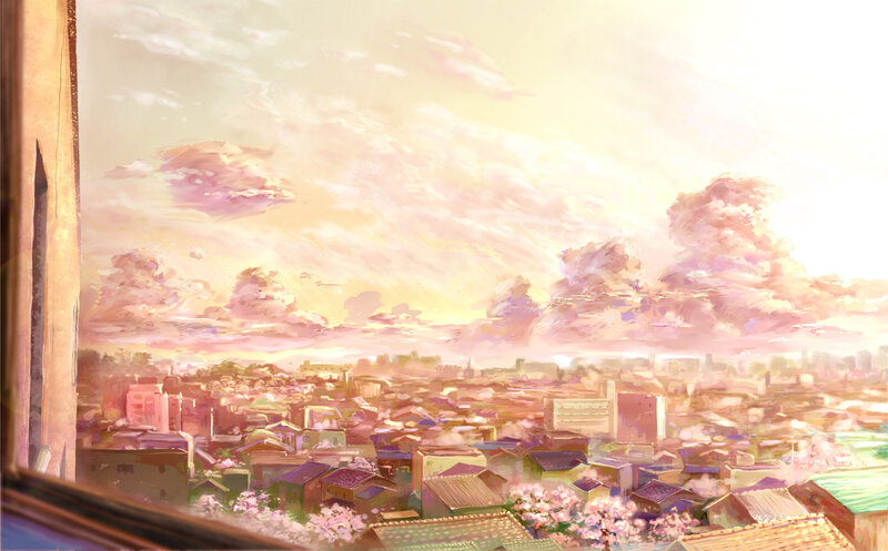Cityscape from Window