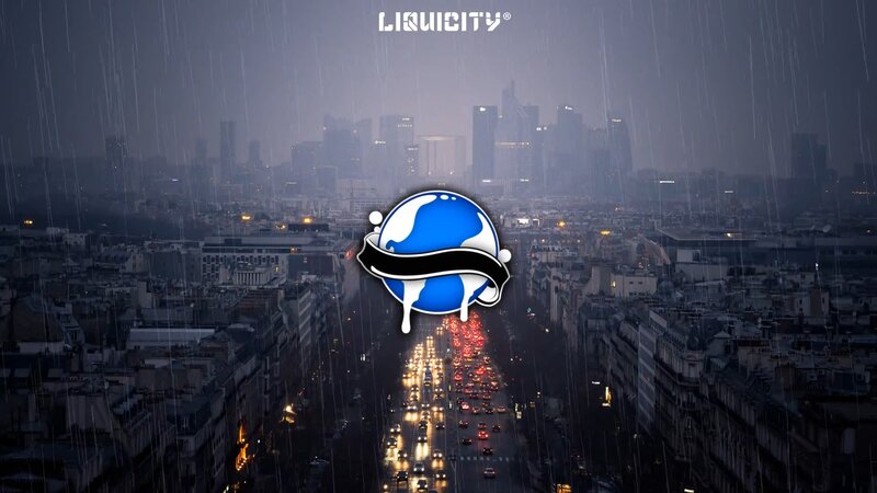 Cityscape in Rain — Blue