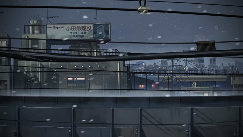 Cityscape in Snow