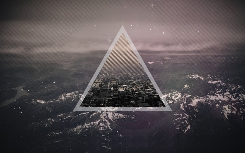 Cityscape in Triangle